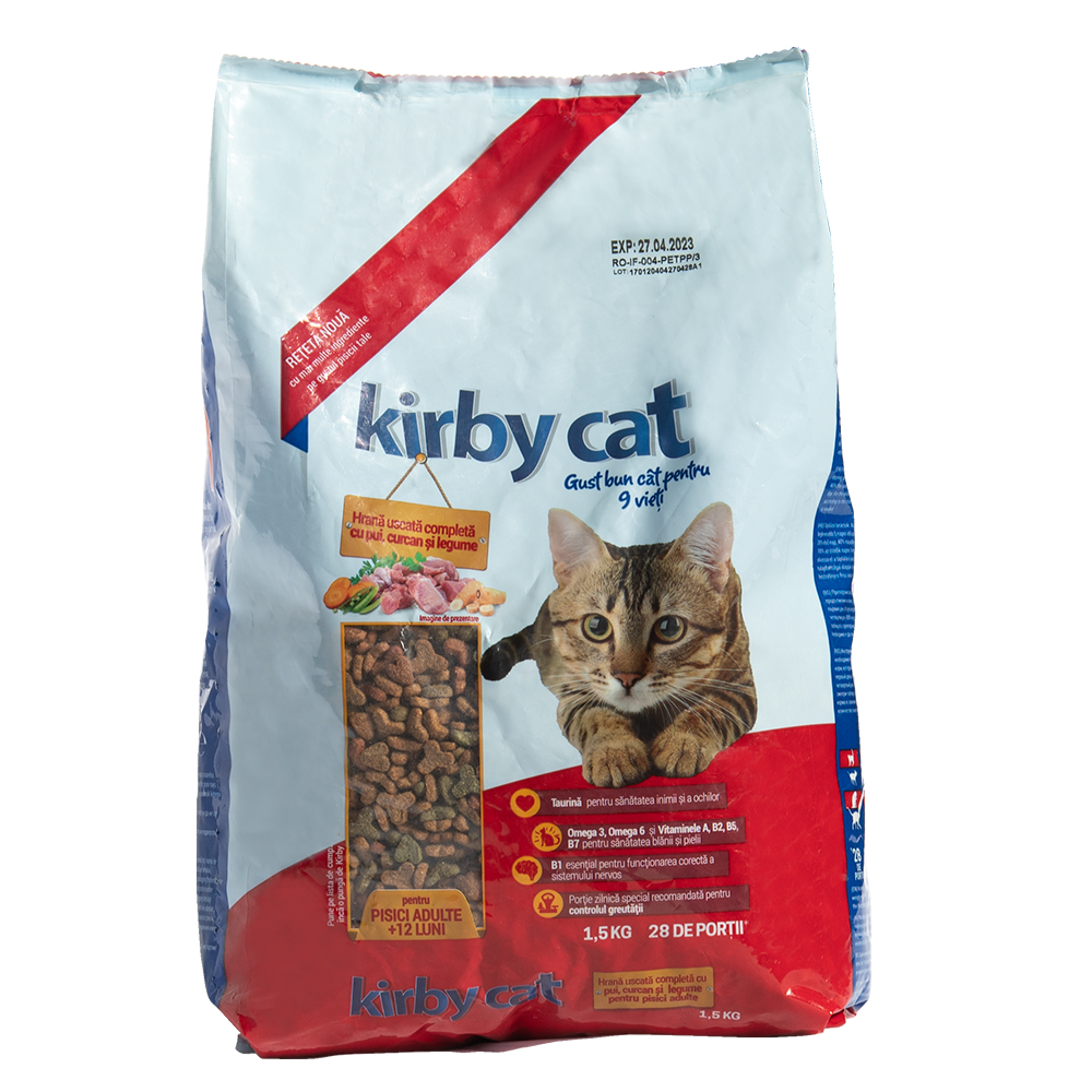 Кirby Cat Adult Корм для кошек курица индейка овощи