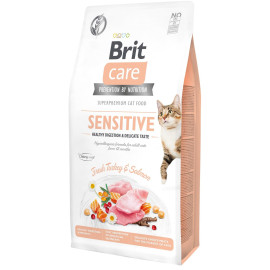 Brit Care Cat GF Sensitive HDigestion & Delicate Taste Сухой корм для привередливых кошек
