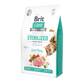 Brit Care Cat GF Sterilized Urinary Health Сухой корм для стерелизованных кошек для поддержания мочевыделительной системы