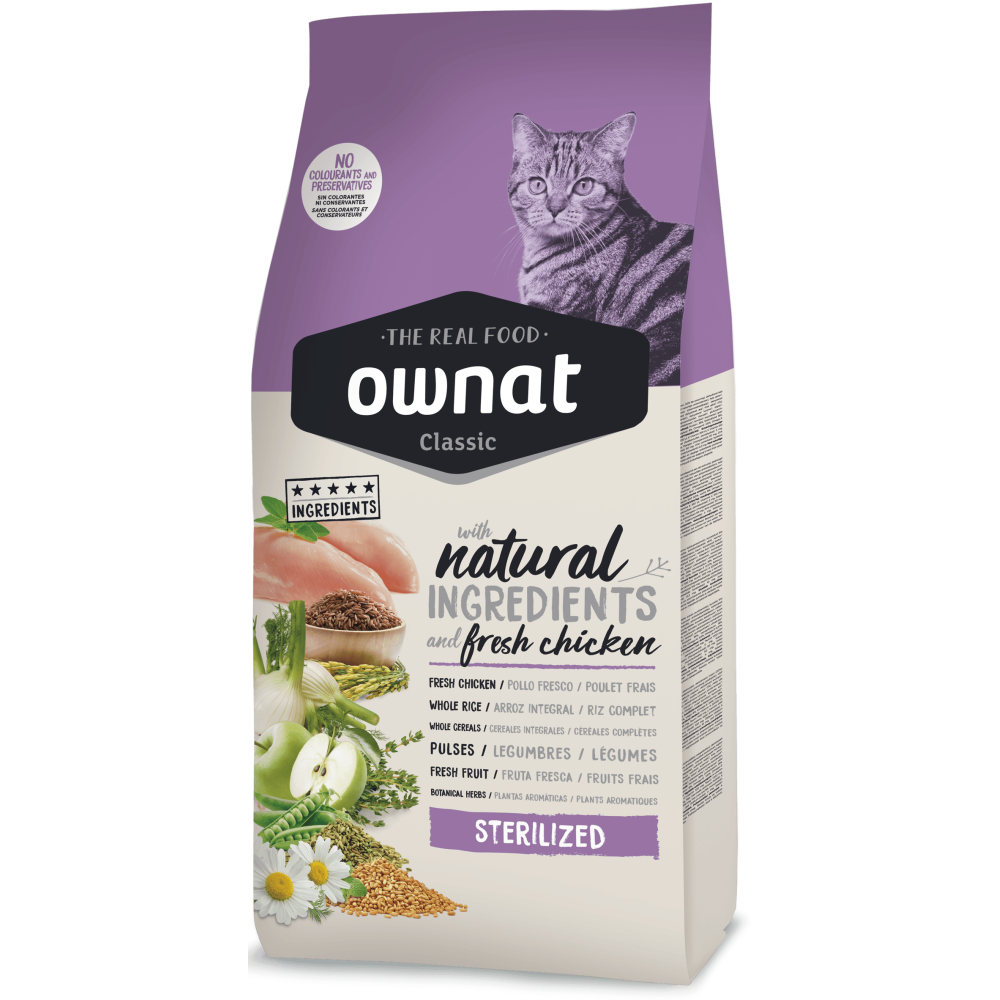 Ownat Sterilized корм для кошек Оунет Стерелизованные