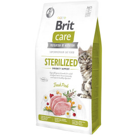 Brit Care Cat GF Sterilized Immunity Support со свининой cухой корм для стерилизованных кошек