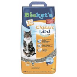 Наполнитель туалета для кошек Biokat's Classic 3in1