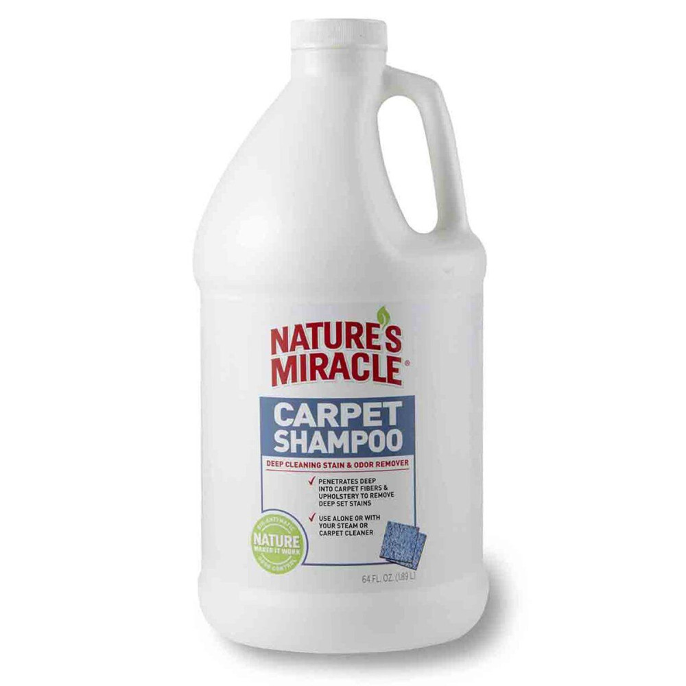 Устранитель Nature's Miracle «Stain & Odor Remover. Carpet Shampoo» для удаления пятен и запахов на коврах 1,89 л код 680222 /5554 USA