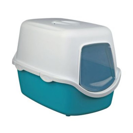 Туалет для кошек Trixie закрытый «Vico» бирюзовый 40 x 40 x 56 см код 40275