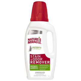 Устранитель Nature's Miracle «Stain & Odor Remover» для удаления пятен и запахов от кошек 946 мл код 680050/8114 USA