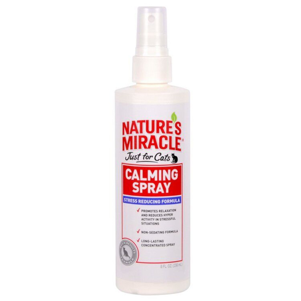 Спрей для кошек Nature's Miracle «Calming Spray» 236 мл (успокаивающее средство) код 680286 /5780 USA