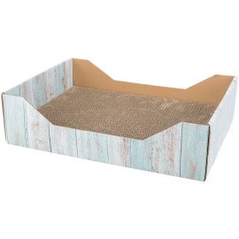 Когтеточка-кровать Trixie с кошачьей мятой, картон, 45×12×33 см код 48013