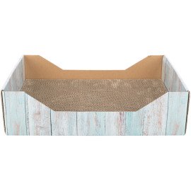 Когтеточка-кровать Trixie с кошачьей мятой, картон, 45×12×33 см код 48013