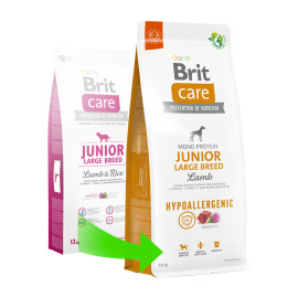 Brit Care Junior Large Breed Lamb and Rice Брит Каре для щенков крупных пород ягненок рис