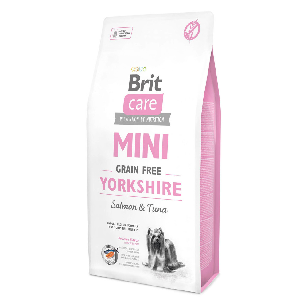 Brit Care Mini GF Yorkshire для собак малых пород породы Йоркширский терьер 