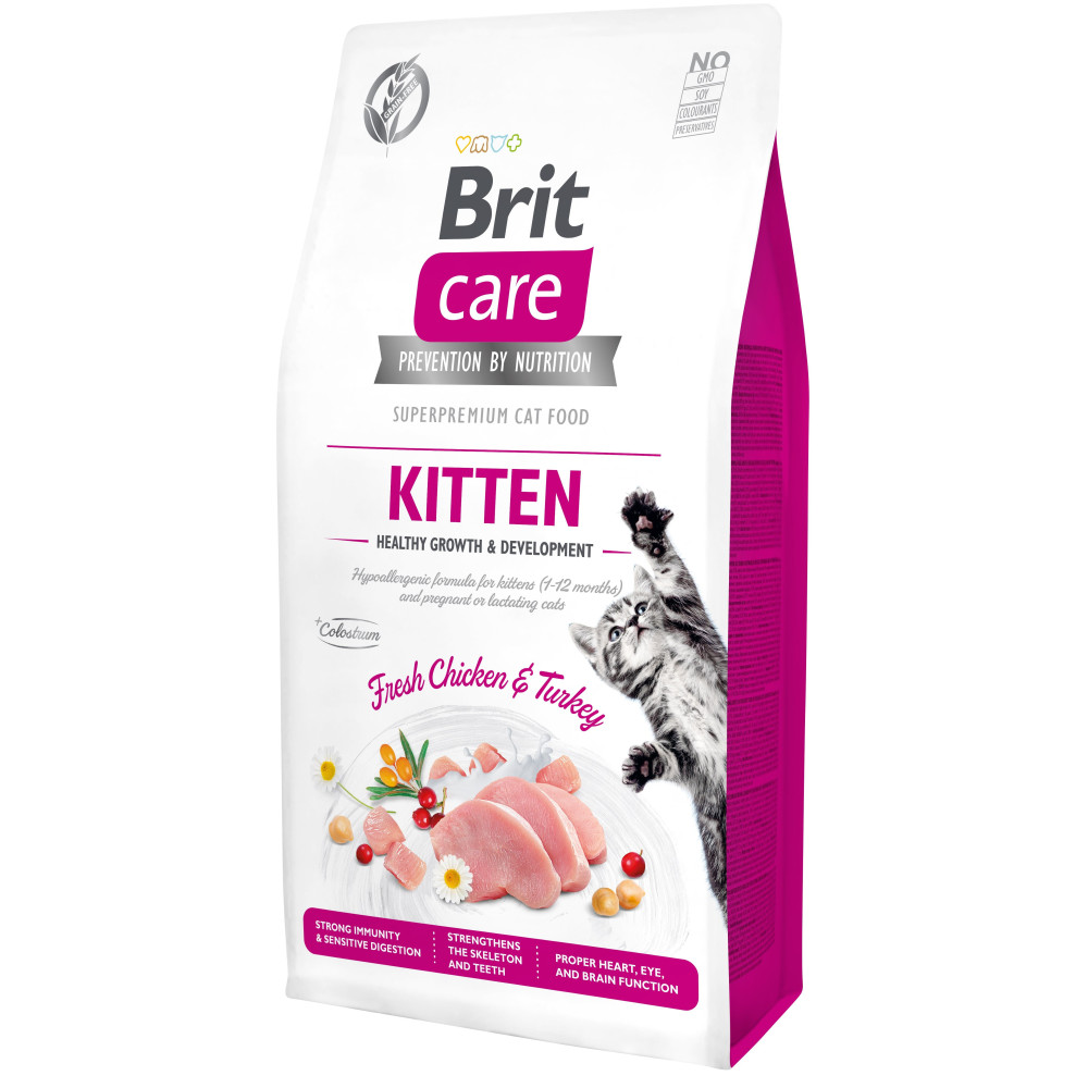  Brit Care Cat GF Kitten HGrowth & Developmen сухой корм для котят, здоровый рост и развитие