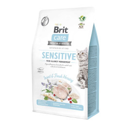  Brit Care Cat GF Insect с насекомыми и рыбой 2кг сухой корм для кошек с пищевой непереносимостью