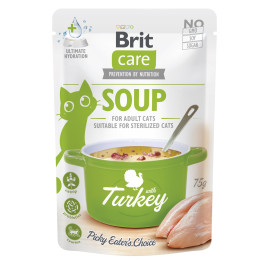 Корм влажный "Суп для кошек Brit Care Soup with Turkey с индейкой", 101057