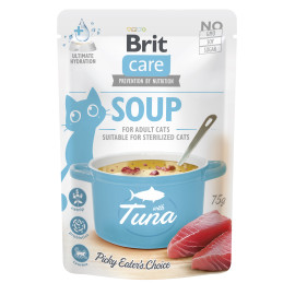 Корм влажный "Суп для кошек Brit Care Soup with Tuna с тунцом", 101058