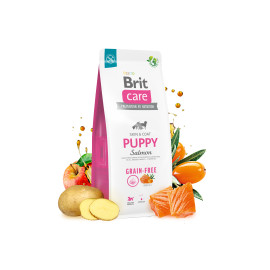 Brit Care Puppy GF Salmon and  Potato Брит Кеа корм для щенков всх пород с лососем и картошкой