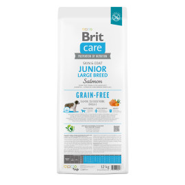 Brit Care GF Junior Large Breed Salmon and  Potato Брит кеа корм для щенков крупных пород