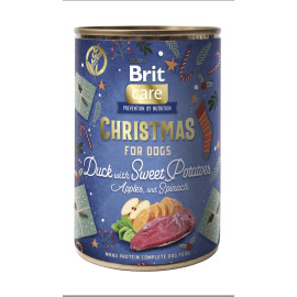 Корм влажный Brit Mono Protein Christmas Lamb д/собак різдвяна вечеря утка 400 г