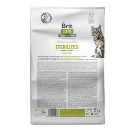 Brit Care Cat GF Sterilized Immunity Support сухой корм для стерилизованных кошек  со свининой