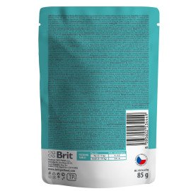 Влажный корм для собак Brit Care Mini з филе лосося и селедки в соусе, 85 г