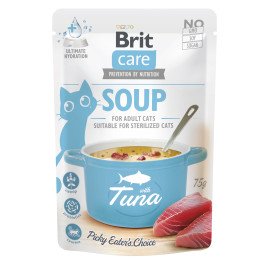 Корм влажный "Суп для кошек Brit Care Soup with Tuna с тунцом", 101058