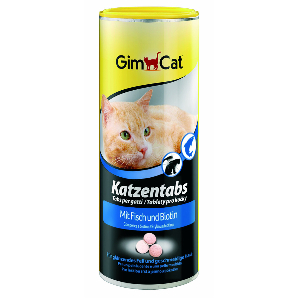 Cat Tabs Gimpet Витаминные таблетки биотин рыба 710табл. G-409146