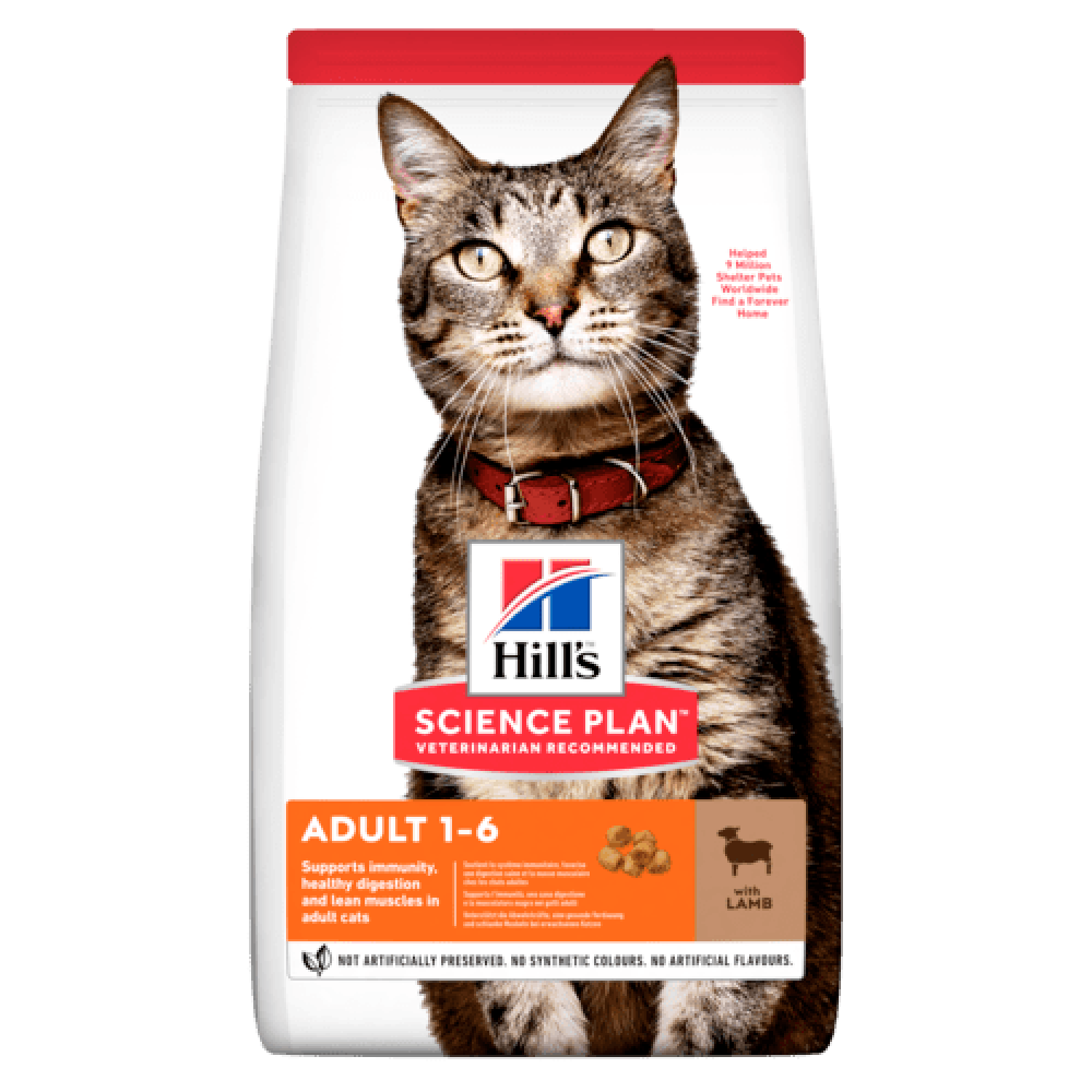 Hill s™ Science Plan™ Feline Adult Хилс с Ягненком корм для кошек