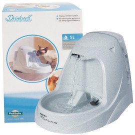 Поилка-фонтан PetSafe Drinkwell Platinum Pet ПЕТСЕЙФ ДРИНКВЕЛЛ ПЛАТИНУМ автоматический фонтан поилка для собак и котов, 5л код D2-EU-45
