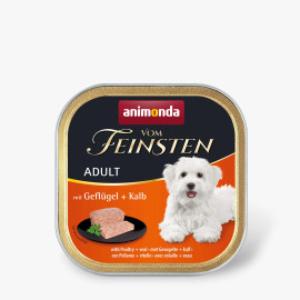 Animonda Vom Feinsten Adult with Poultry + Veal с птицей для собак, 150 г код AM-82610