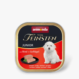 Animonda Vom Feinsten Junior with Beef + Poultry с говядиной и птицей для щенков, 150 г код AM-82620