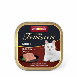 ANIMONDA Анимонда Vom Feinsten Adult Multi Meat Cocktail мультимясной коктейль для кошек, 100 г