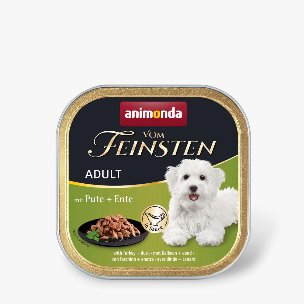 Animonda Vom Feinsten Adult with Turkey+duck с индейкой и уткой для собак, 150 г код AM-82310