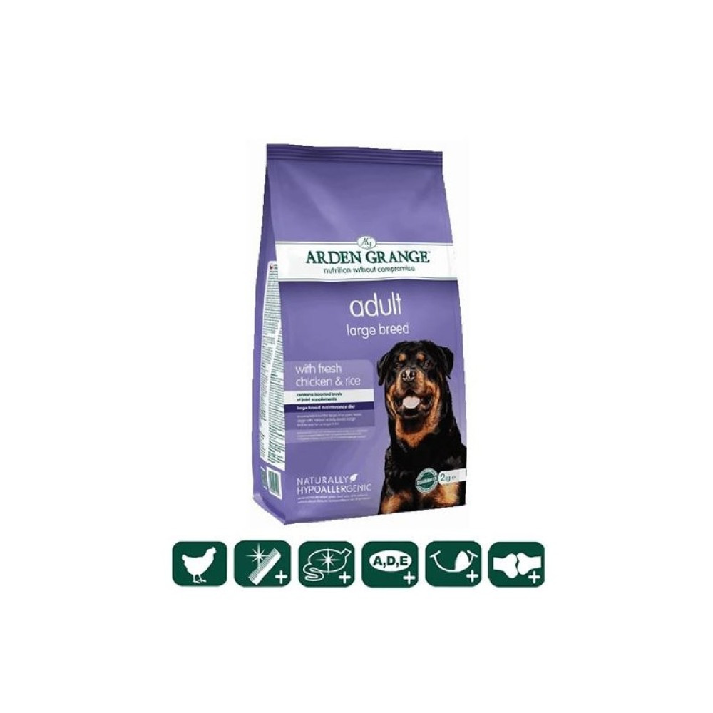 Arden Grange Adult Dog Large Breed with fresh chicken & rice сухой корм для взрослых собак крупных пород