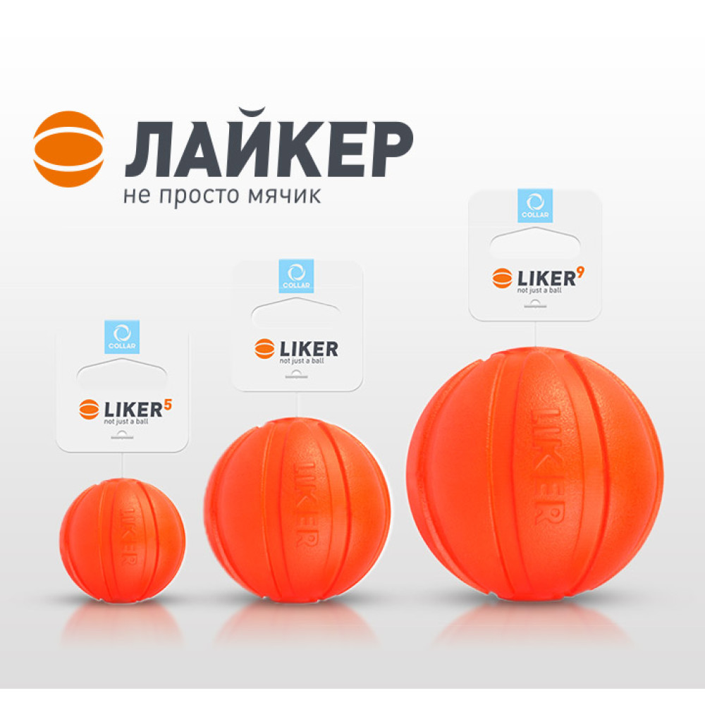 Мяч резиновый LIKER Collar
