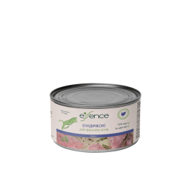 Консервированный влажный корм для взрослых кошек Essence с индейкой, 200 г код 20406