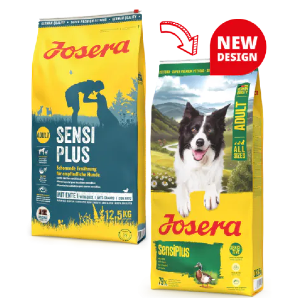 JOSERA SensiPlus корм с уткой и рисом для собак всех пород 12,5кг