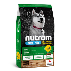 NUTRAM S9 Sound Balanced Wellness Lamb & Rise, холистик корм ягненок рис для взрослых собак 