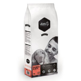 AMITY Salmon&Rice, гипоаллергенный корм Амити, с лососем и рисом 15кг