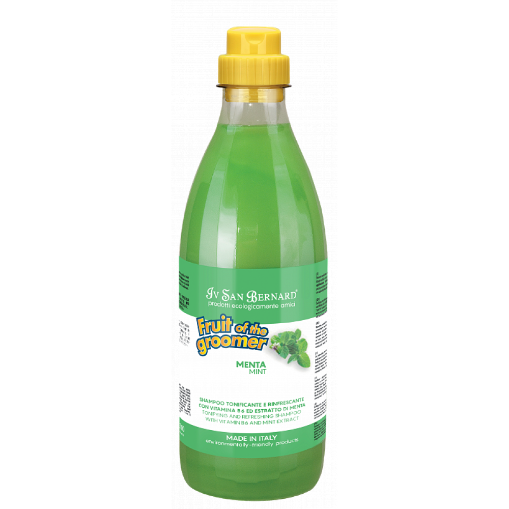 Шампунь Iv San Bernard Mint Shampoo Шампунь для любого типа шерсти с витамином В6 Мята