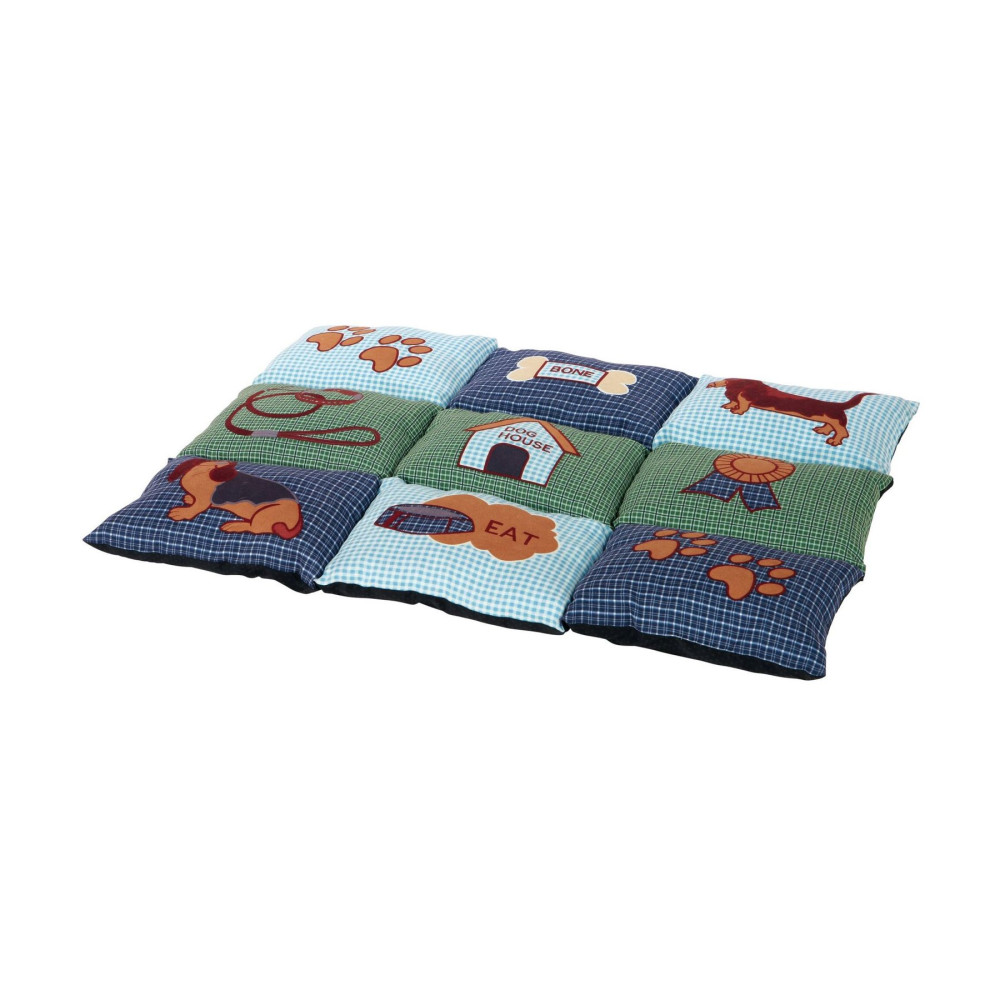 Матрац Trixie Patchwork 80см x 55 см (синий) код 37069