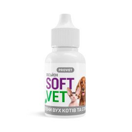 Лосьйон Provet SOFTVET для гігієни вух котів і собак 15 мл PR244010