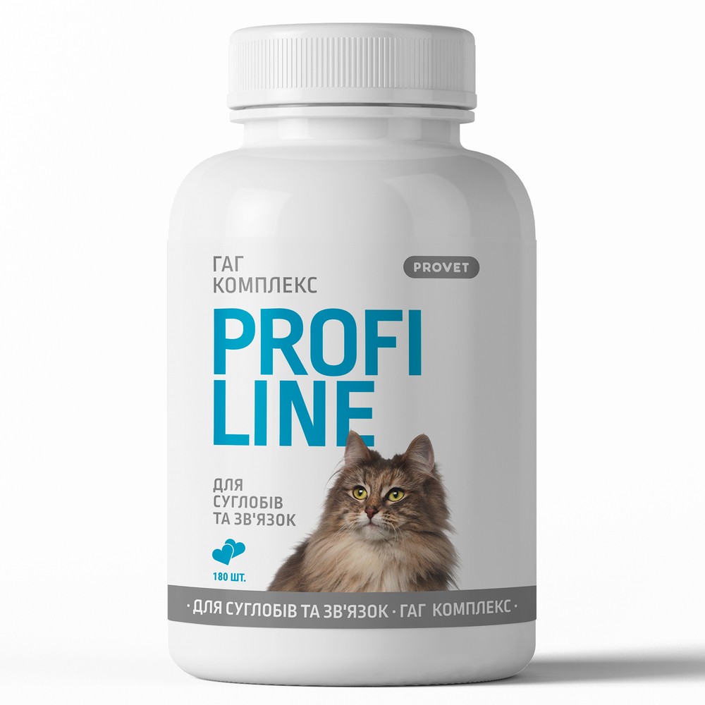 Витамины Provet Profiline для кошек, ГАГ Комплекс для суставов и связок, 180 таб. код 243159