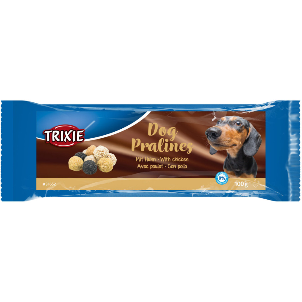 Лакомство для собак Trixie  "Dog Pralines with chicken" с курицей и злаками 100г арт.31652
