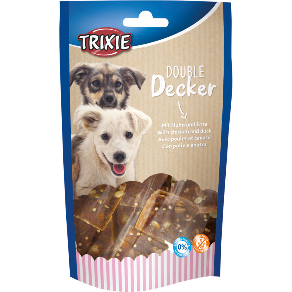 Лакомство для собак Trixie  "Double Decker" с курицей и уткой 100г арт.31657