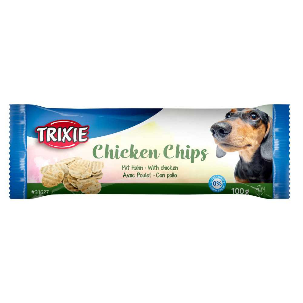 Лакомство для собак Trixie "Chicken Chips" со вкусом курицы d=4см 100г арт.31627