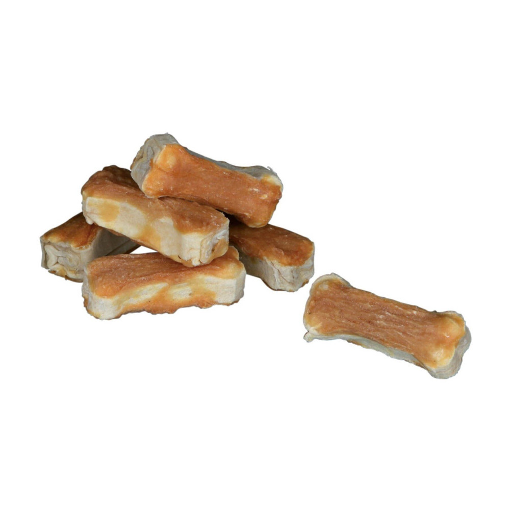 Лакомство для собак Trixie Кость для чистки зубов Denta Fun 5 см, 120 г / 8 шт. (курица) код 31340