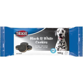 Лакомство для собак Trixie печенье Black & White Cookies, 100 г (курица) код 31625