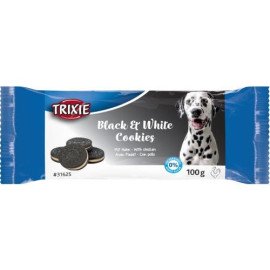 Лакомство для собак Trixie печенье Black & White Cookies, 100 г (курица) код 31625