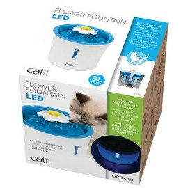 Поилка-фонтан Catit «Flower Fountain LED» 3 л   код 43742W
