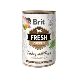 BRIT FRESH TURKEY WITH PEAS – індик з горошком 400г код 100157/3879