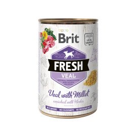 BRIT FRESH VEAL WITH MILLET – телятина з просом 400г код 161/3909